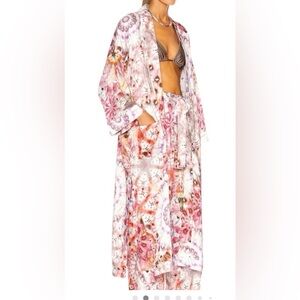 LIKE NEW ALEXIS GEORGINA SATIN PANT W/ ELASTIC WAISTBAND & TIE- SIZE L